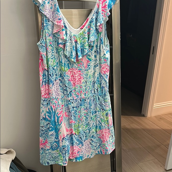 Lilly Pulitzer Multicolor Ruffle Jumpsuit - Picture 3 of 3